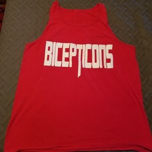 Bicepticons gym tank